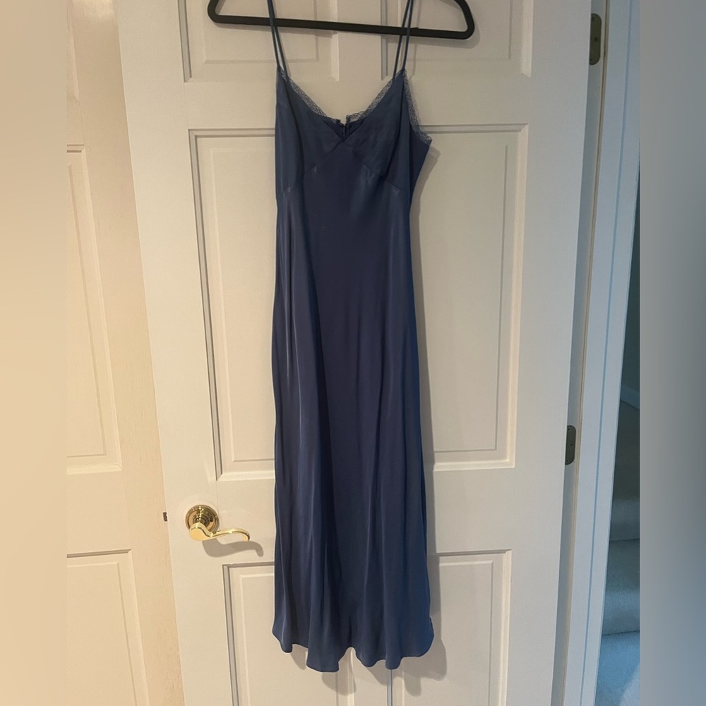 Zara midi dress with lace detail